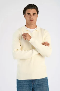 Lindbergh Pullover Rib Knitted L/S V-neck Polo