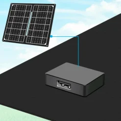 LogiLink Foldbart solcellepanel 1 x USB-A 7W