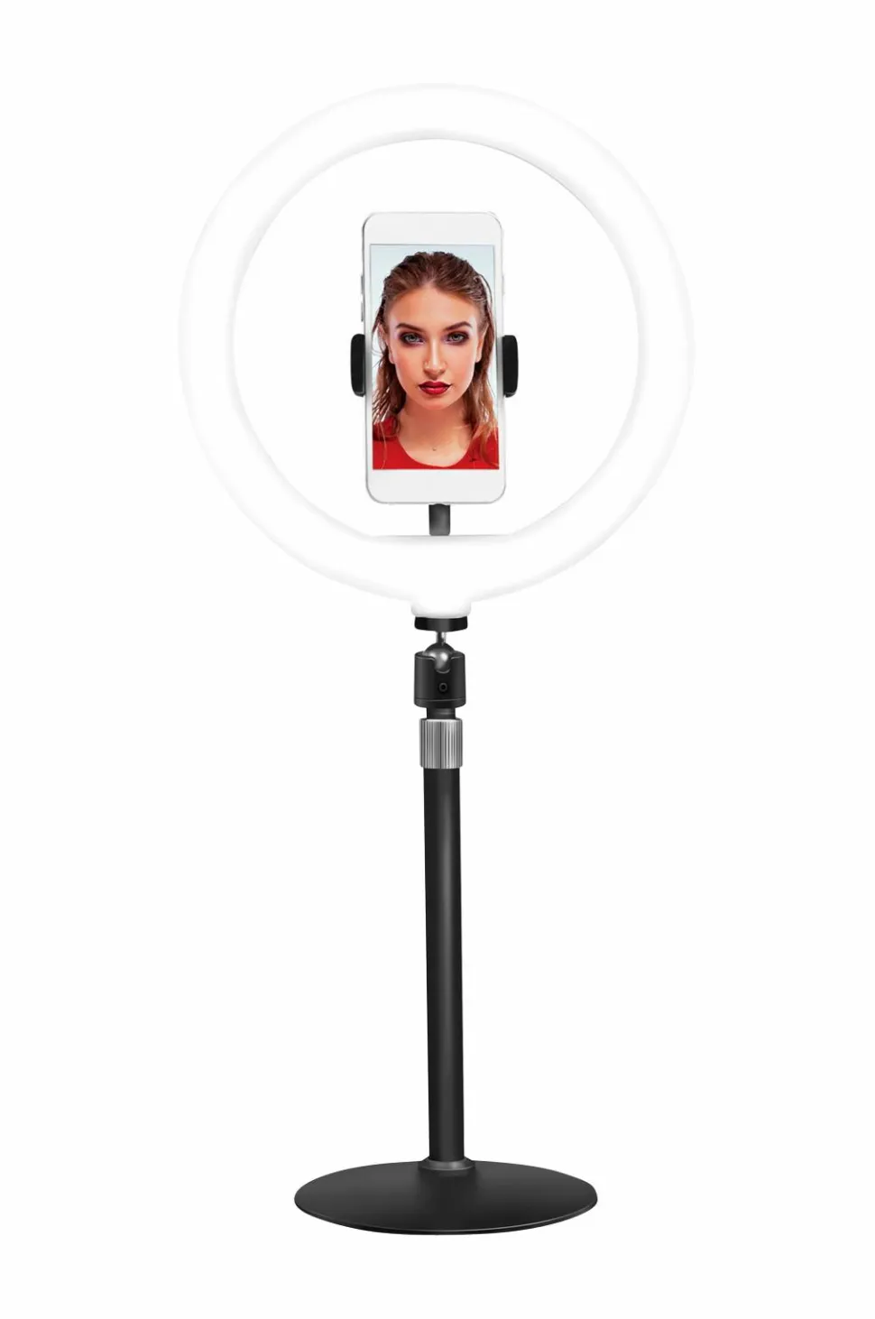 LogiLink Ring Light for Smartphone Ø 25 cm med bordstativ