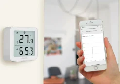 LogiLink Smart temperatur- og fugtighedssensor Wifi Tuya