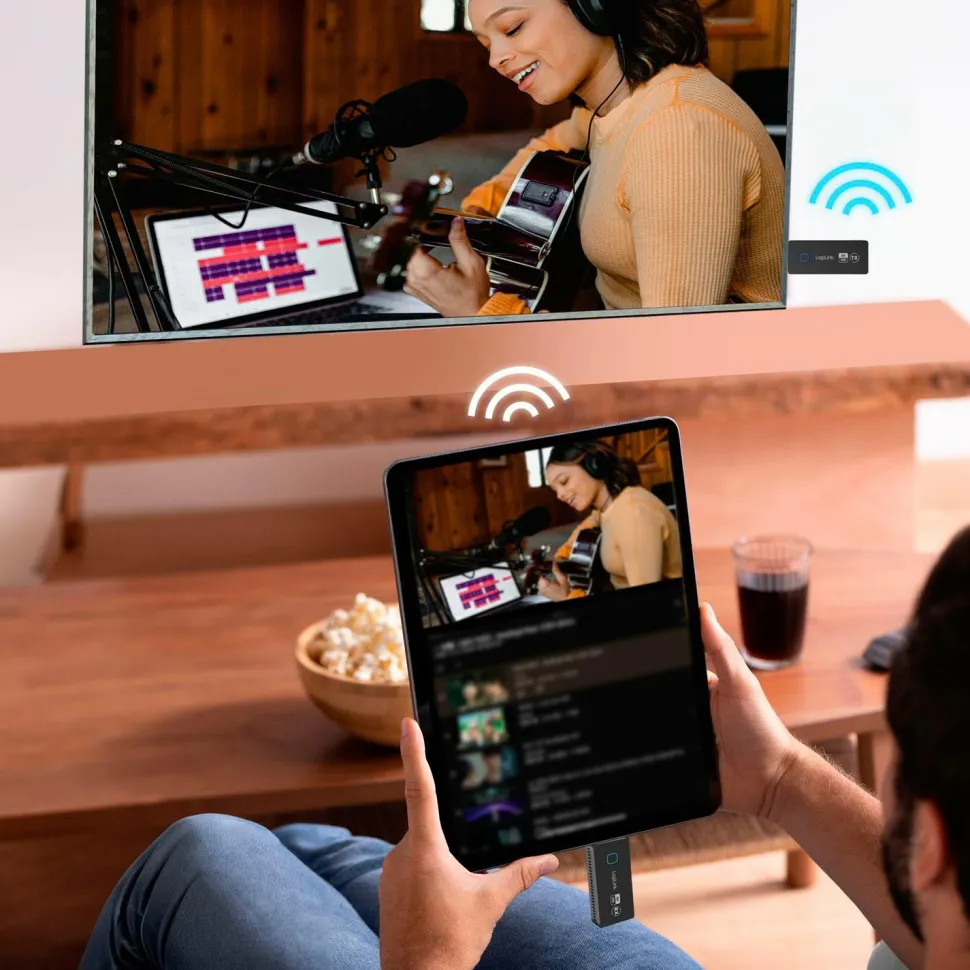 LogiLink Trådløs transmission USB-C til HDMI 4k 60hz