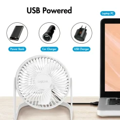 LogiLink USB Bordventilator ø 15,24 cm