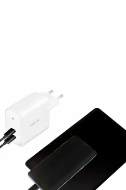 LogiLink USB-oplader 2 x USB-C PD 40W