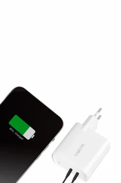 LogiLink USB-oplader 2 x USB-C PD 40W