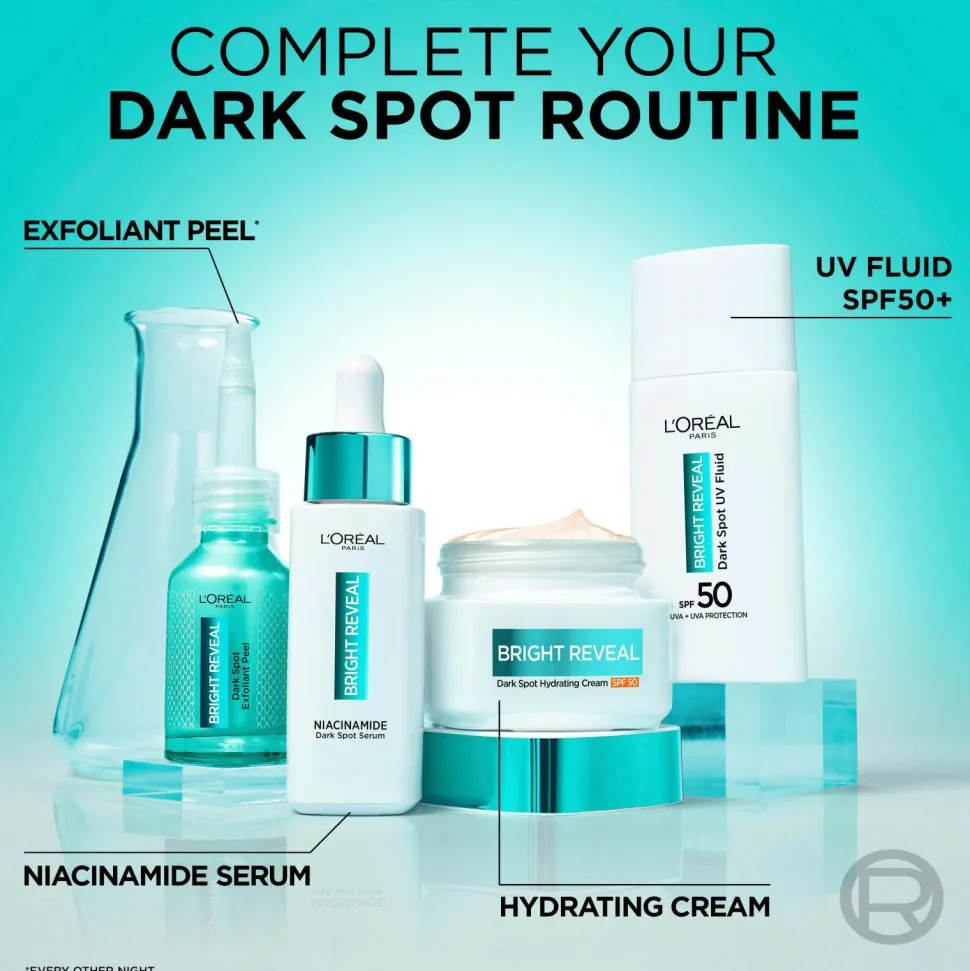 L'Oréal Paris Bright Reveal Niacinamide Dark Spot Exfoliant Peel