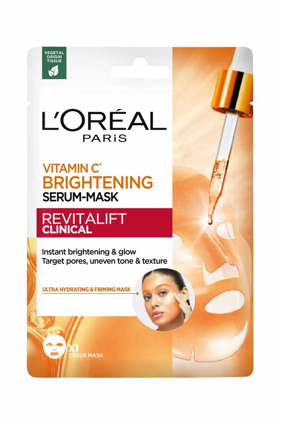 L'Oréal Paris Revitalift Clinical Vitamin C Brightening Serum-Mask For Normal Skin