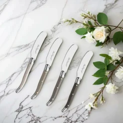 Lou Laguiole Smørknive Tradition 4-pak
