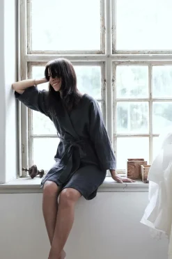 Lovely Linen Kimono Lovely i vasket hør
