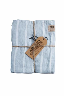 Lovely Linen Viskestykke Misty i vasket hør