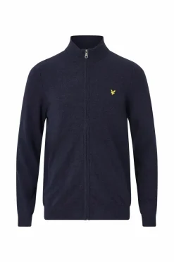 Lyle & Scott Cardigan Lambswool Blend Zip Through Cardigan