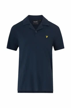 Lyle & Scott Poloshirt Linen Revere Collar Polo Shirt