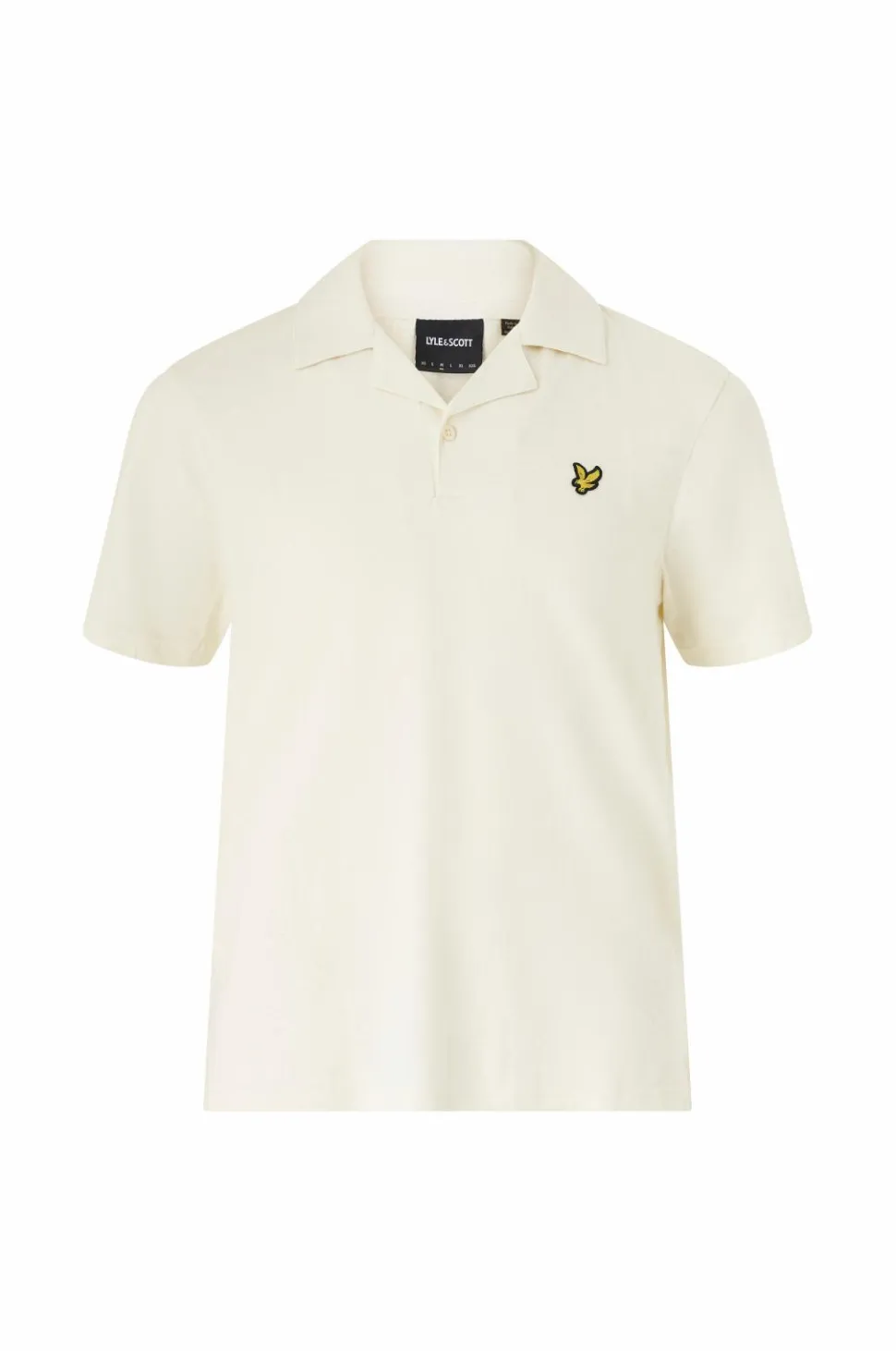 Lyle & Scott Poloshirt Linen Revere Collar Polo Shirt