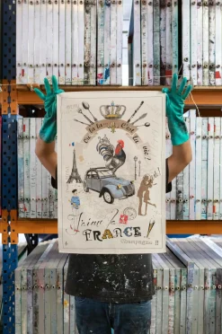 Maison Vivaraise Køkkenhåndklæde France Panorama 48 X 72