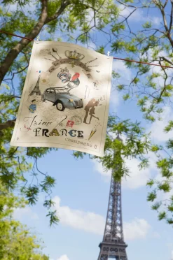 Maison Vivaraise Køkkenhåndklæde France Panorama 48 X 72