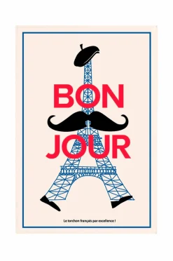 Maison Vivaraise Køkkenhåndklæde Bon Jour 48 X 72