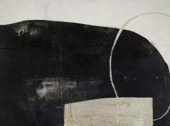 Malerifabrikken Design Painting / Sort Of Stone / 120x90 Cm / Sort ramme