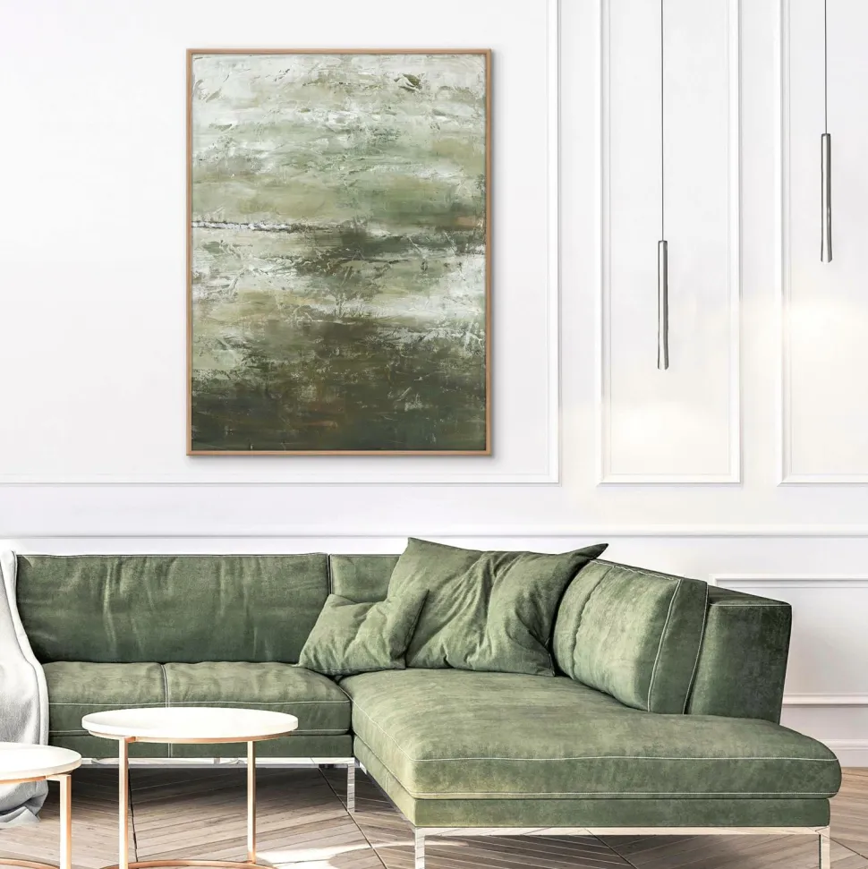 Malerifabrikken Design Painting / For Life / 90x120 Cm / Egetræsramme