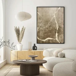 Malerifabrikken Design Painting / Vibranium / 90x120 Cm / Sort ramme