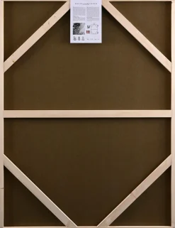 Malerifabrikken Design Maleri / Metallic Silver / 90x120 Cm