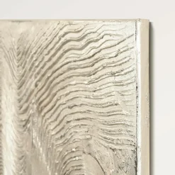 Malerifabrikken Design Maleri / Metallic Silver / 90x120 Cm