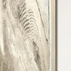 Malerifabrikken Design Maleri / Metallic Silver / 90x120 Cm