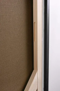 Malerifabrikken Design Maleri / Metallic Silver / 90x120 Cm