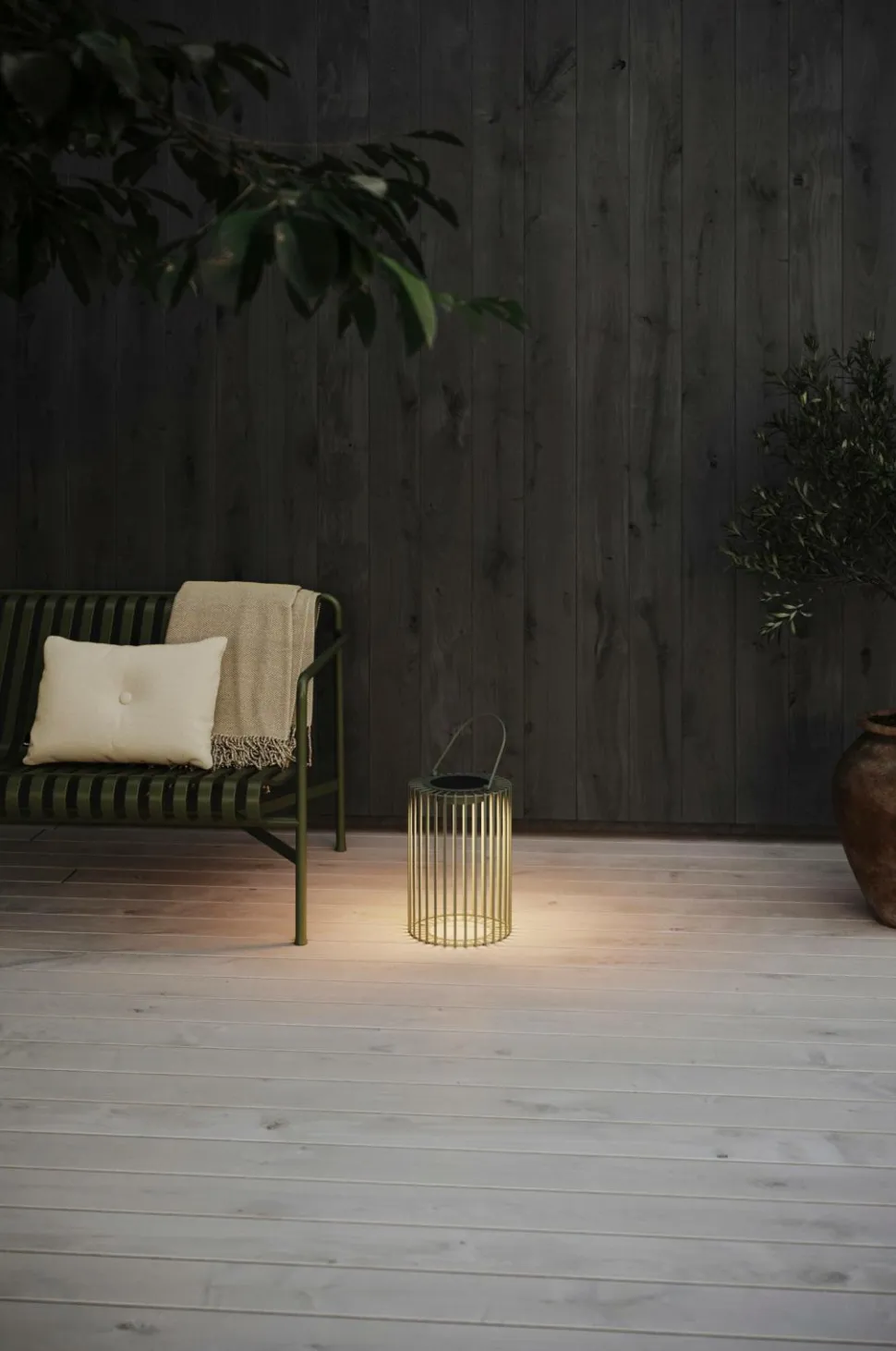 Markslöjd Lanterne med solceller Cavia