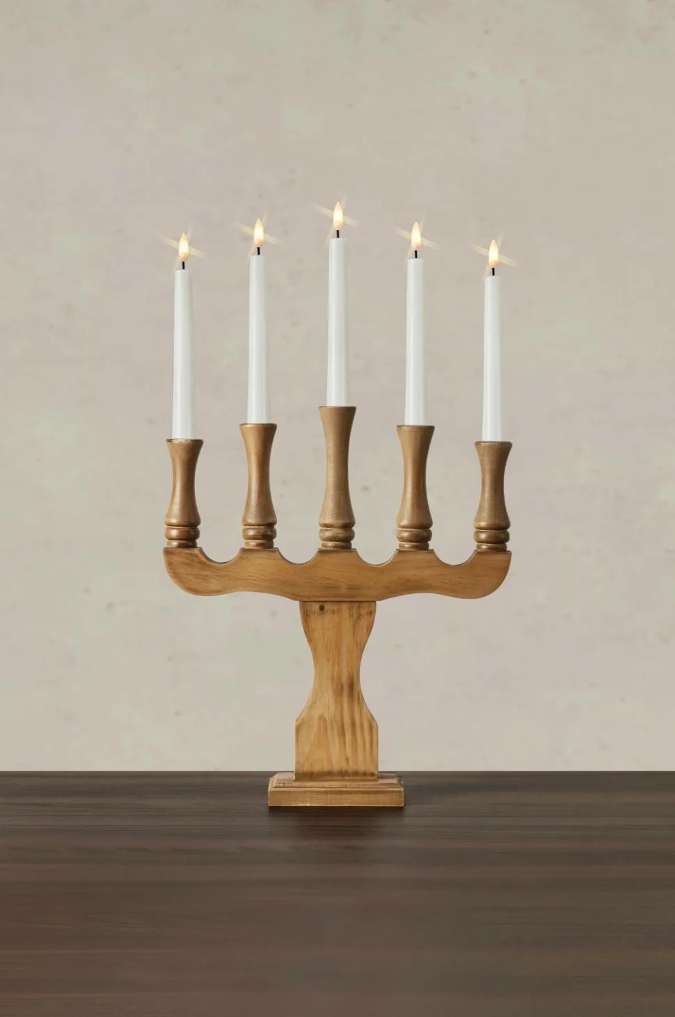 Markslöjd Lysestage Rydboholm 5L Batteridrevet