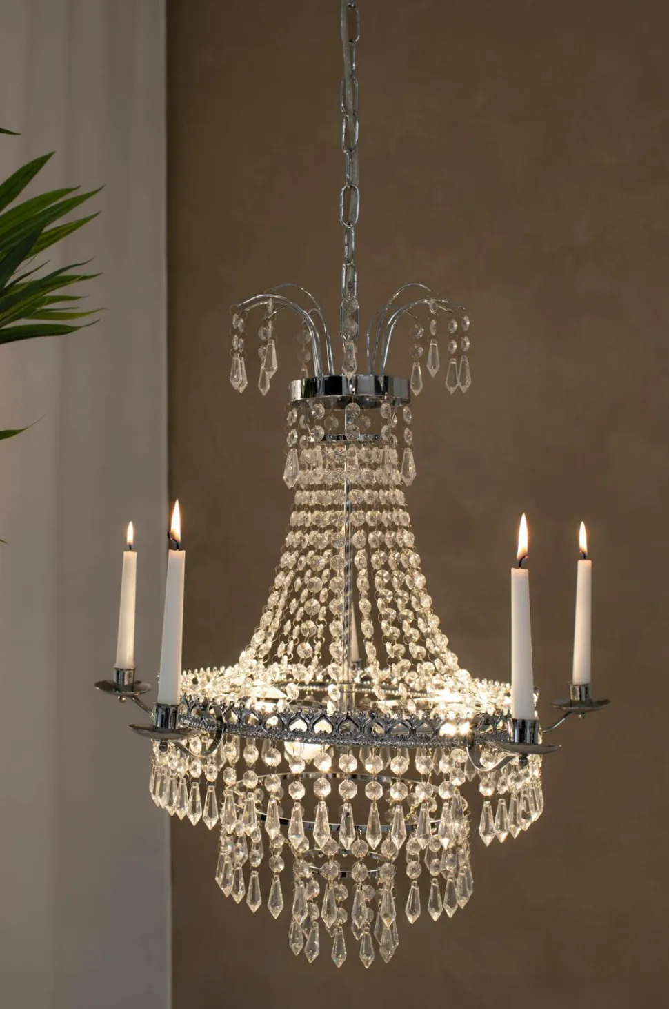 Markslöjd MARIELUND Lysekrone 3L Krom/MC