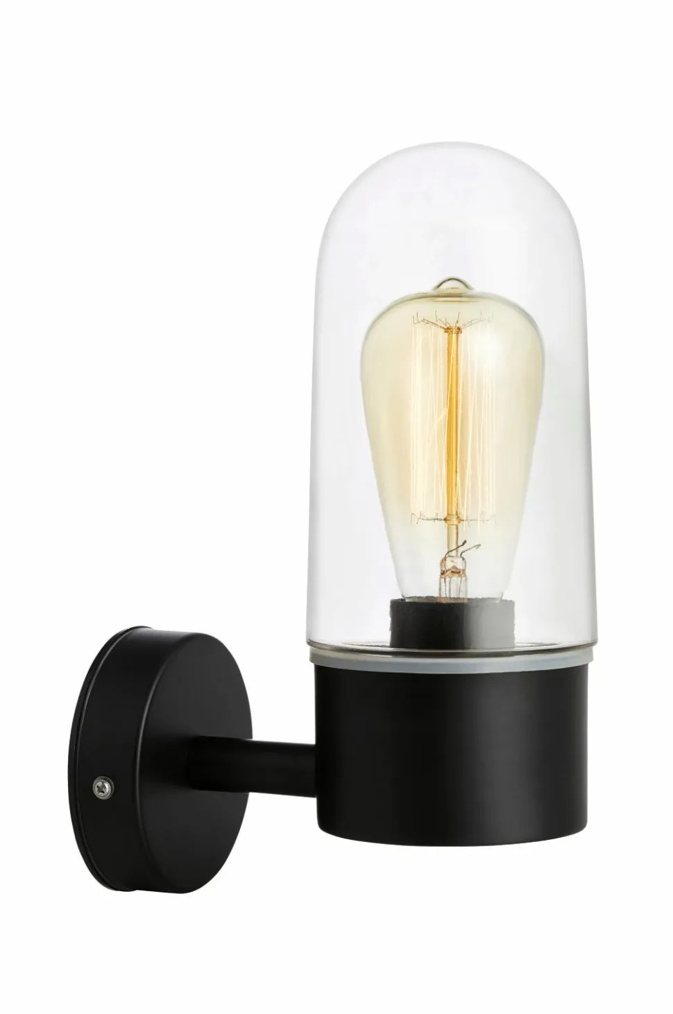 Markslöjd Væglampe ZEN, sort metal