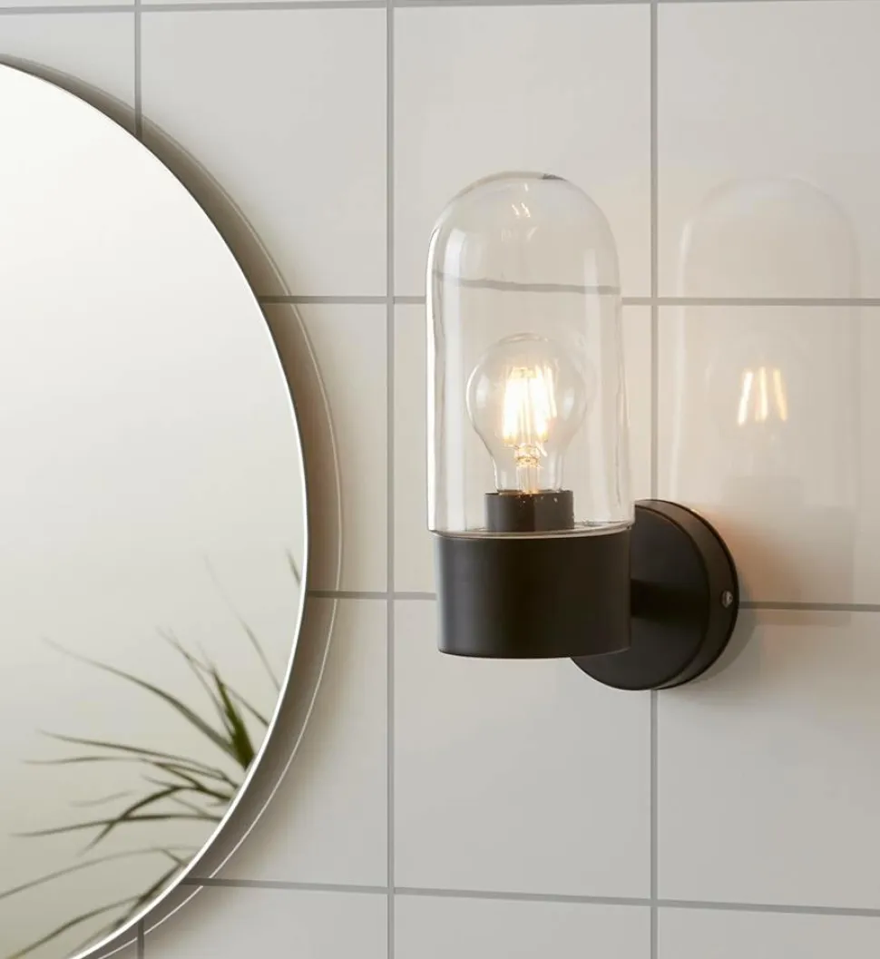 Markslöjd Væglampe ZEN, sort metal