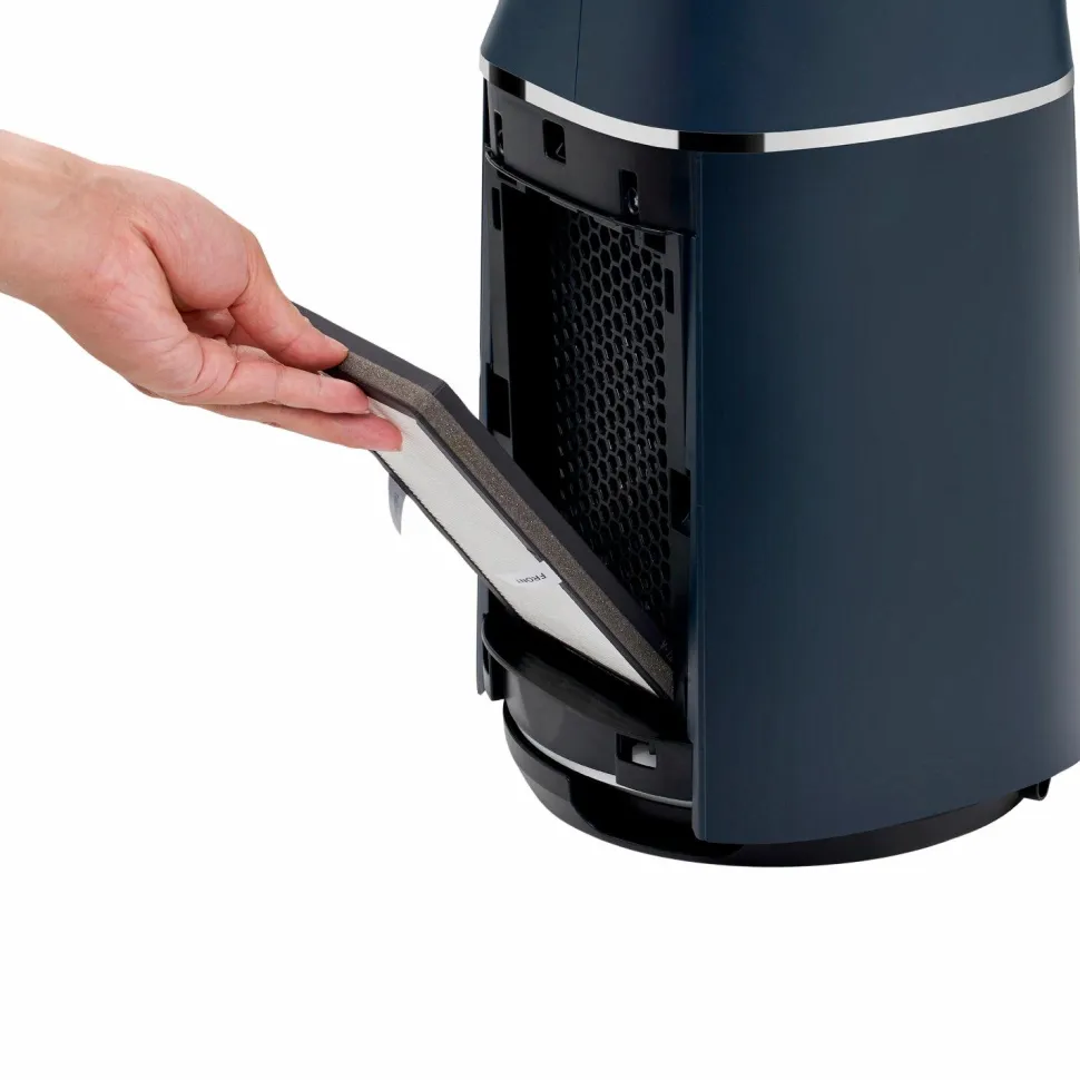 Midea Gulvvifte 2 i 1 med luftrenser Wifi Sort