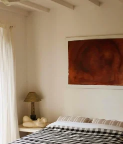 Midnatt Sengetæppe Gingham