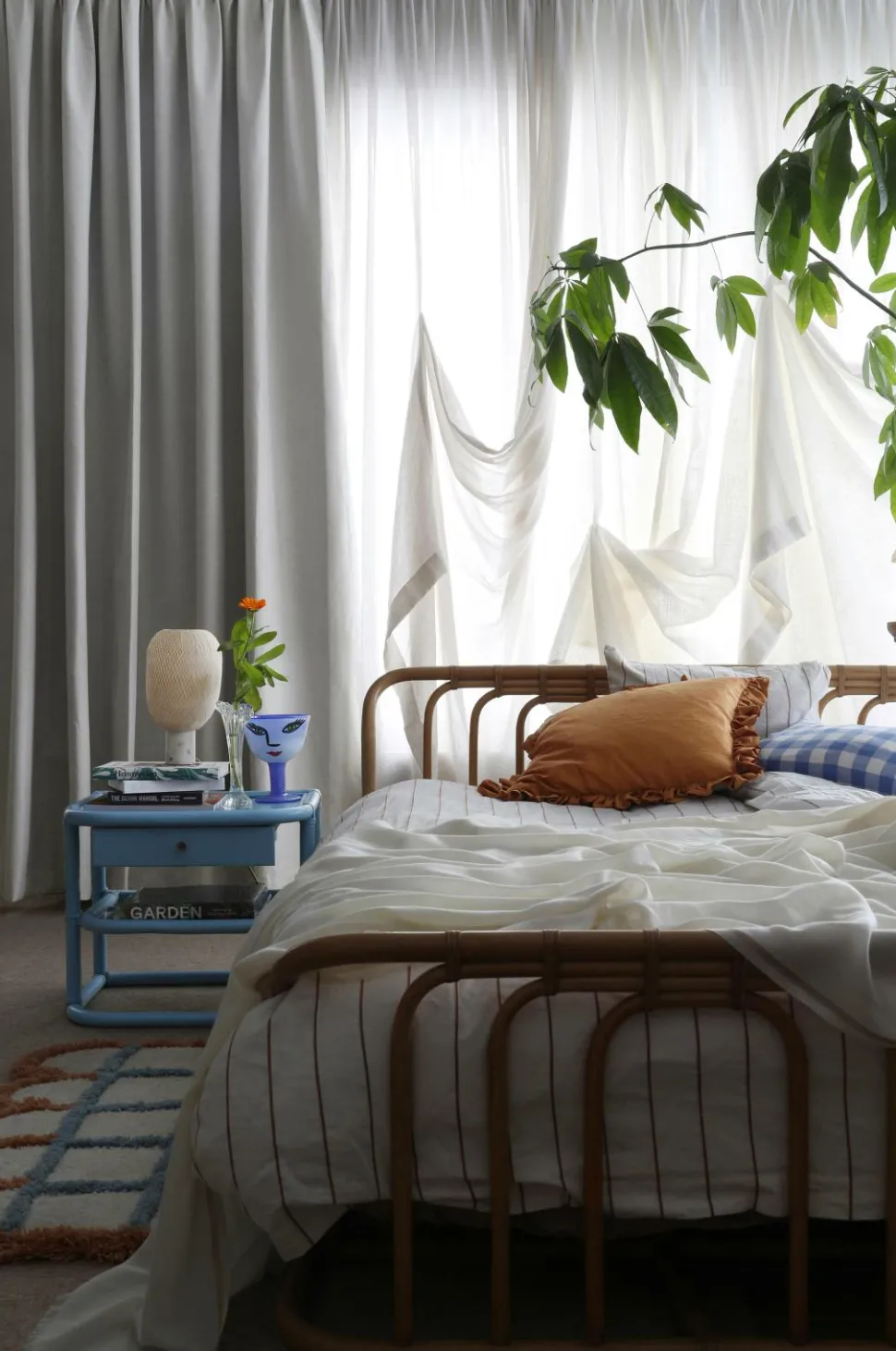 Mimou Hotelgardin Black Out dobbelt bredde