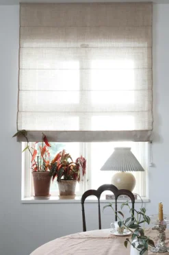 Mimou Liftgardin Ellie halvlærred 220 cm høj