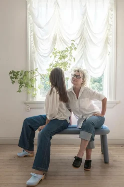 Mimou Træsko med sløjfe