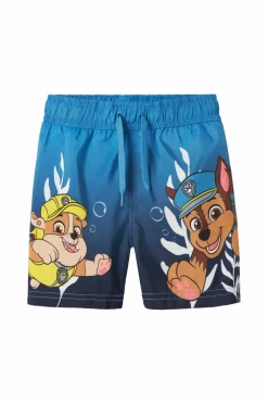 Name it Badebukser nmmMabbe Paw Long Swimshorts