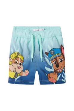 Name it Badebukser nmmMabbe Paw Long Swimshorts