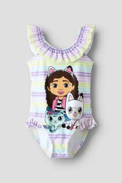 Name it Badedragt nmfMelisa Gabby Swimsuit Sky