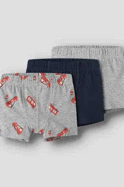 Name it Boksershorts nmmTights Grey Firetruck 3-pak