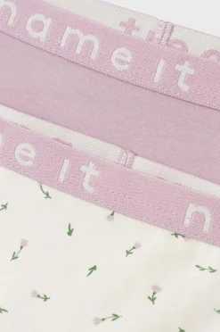 Name it Hipstertrusser NkfHipster Buttercream Floral 2-pak