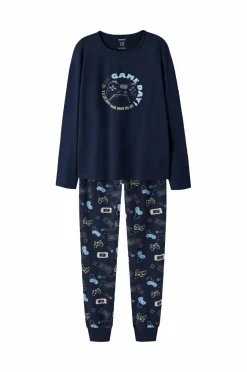Name it Pyjamassæt nkmNightset Navy Gamer