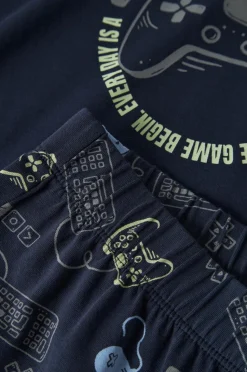 Name it Pyjamassæt nkmNightset Navy Gamer