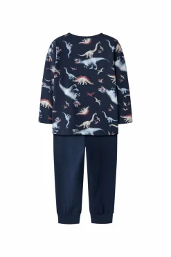 Name it Pyjamassæt nmmNightset Navy Dino