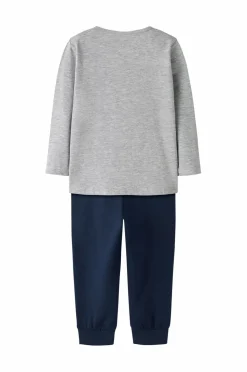 Name it Pyjamassæt nmmNightset Grey Firetruck