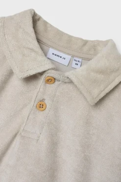 Name it Skjorte nmmFrede Nreg Terry SS Polo Box i frotté