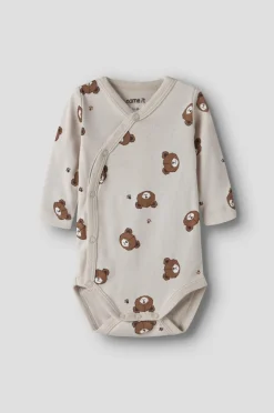 Name it baby Bodyer nbnBody LS Wrap Pumice Bear 2-pak