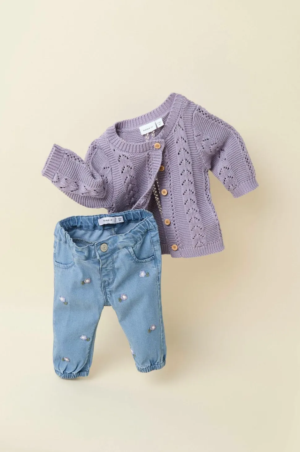 Name it baby Jeans nbfRose Shaped R Emb