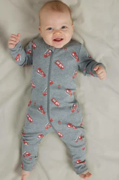 Name it baby Pyjamasoverall nbmNightsuit Zip FF Firetruck NO 2-pak