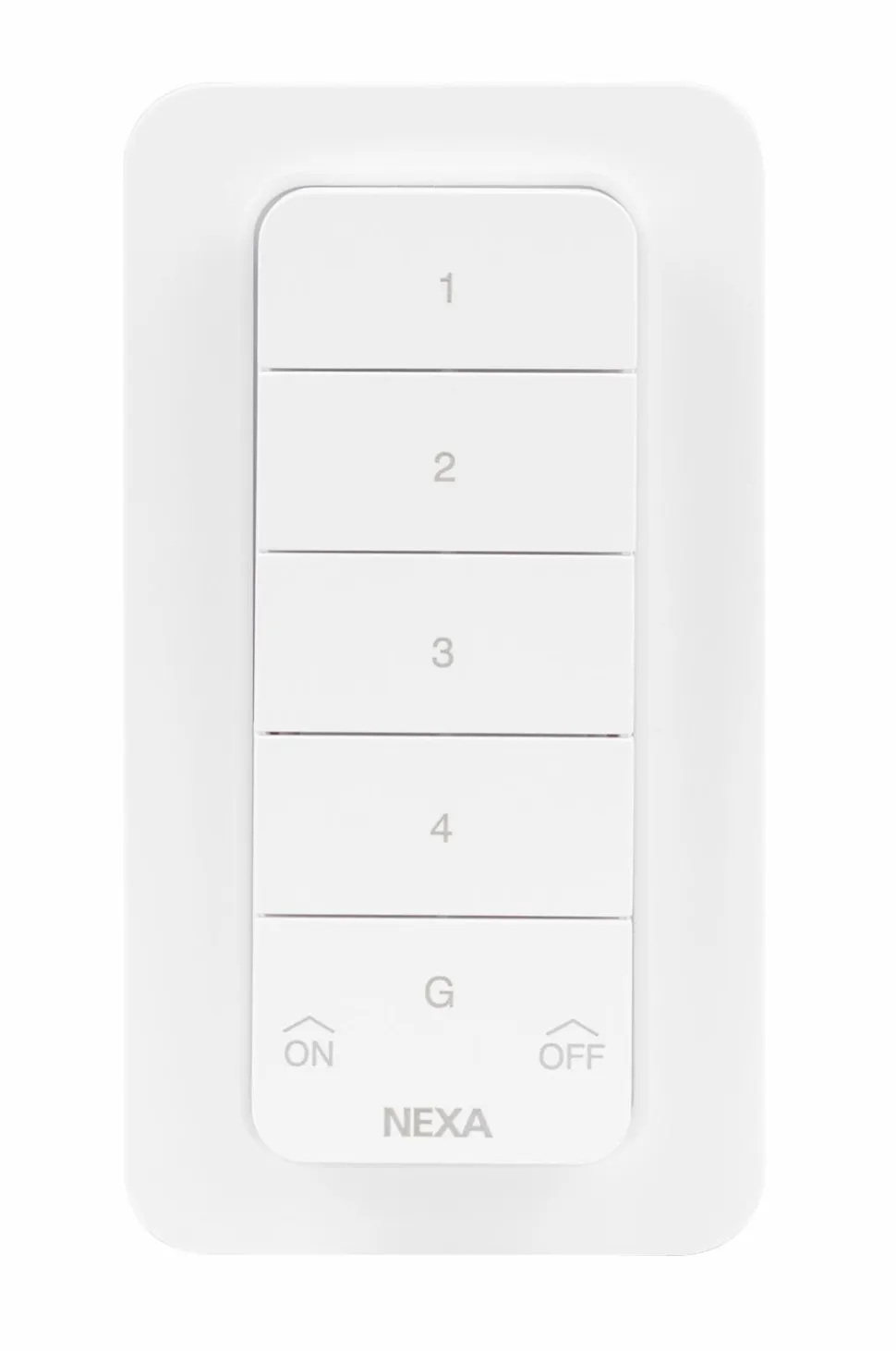 Nexa Myct-2107 Fjernbetjening med magnetisk nøgle 4-kanals 433 Mhz
